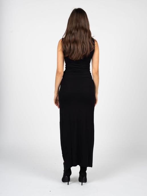 La Haine Inside Us Vestido Long Dress de mujer negro - Image 4