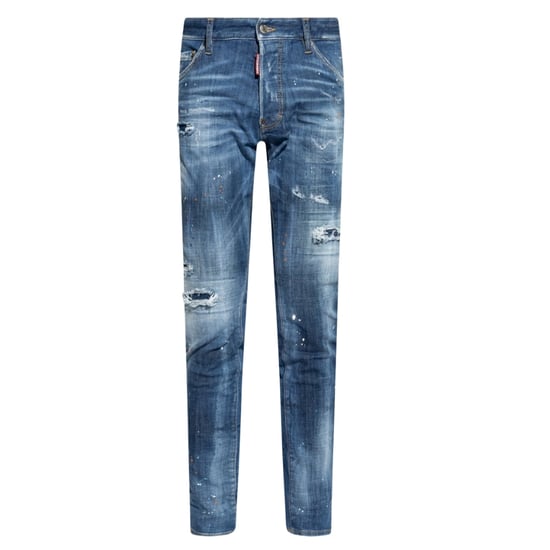 Dsquared2 Cool Guy Jean Blue Reinforced Ripped Wash Jeans