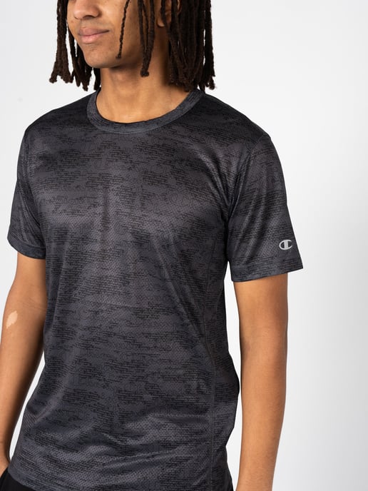 Champion T-Shirt Micro Mesh del hombre Gris - Image 5