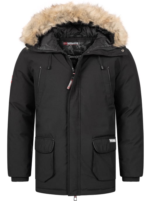 Geographical Norway Chaqueta de Invierno Negra - Image 1