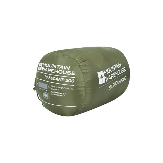 Mountain Warehouse Basecamp 200 Summer Sleeping Bag (Green)
