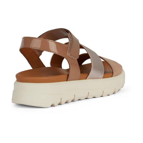 Geox D Xand 2.1S B Synthetic Women's Nude Sandals - Image 2