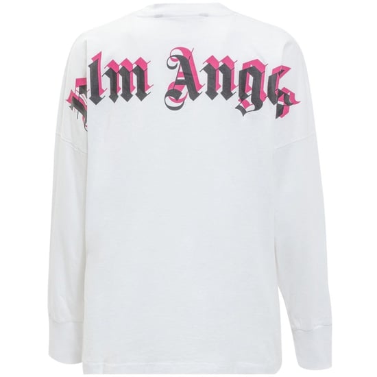 Camiseta con logo doble clásico de Palm Angels con estilo largo - Image 2
