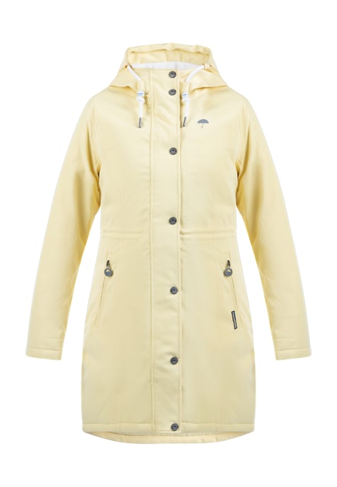 Schmuddelwedda winter parka women light yellow - Image 1