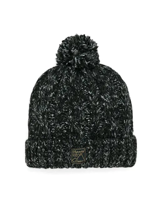 Superdry Tweed Cable Beanie - Image 1