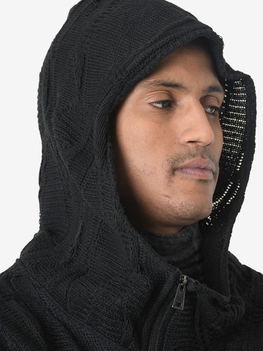 La Haine Inside Us Suéter Full Zip del hombre negro - Image 6