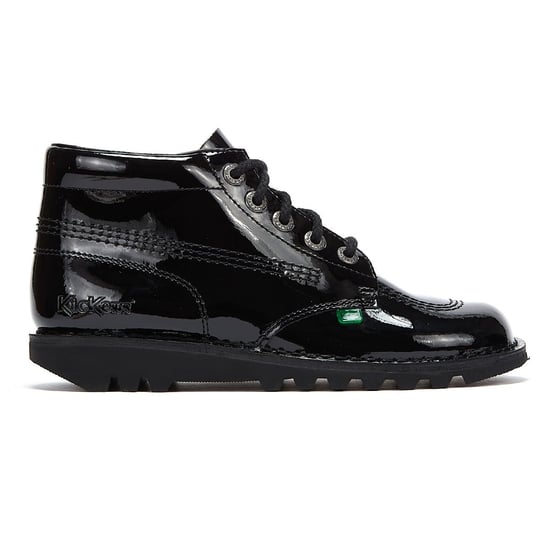 Kickers Kick Hi Womens Patent Boots - (Black) - Image 5