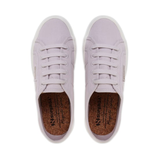 Superga Womens/Ladies Leaves Natural Dyed Embroidered Trainers (Pink Magenta Leaves) - Image 4