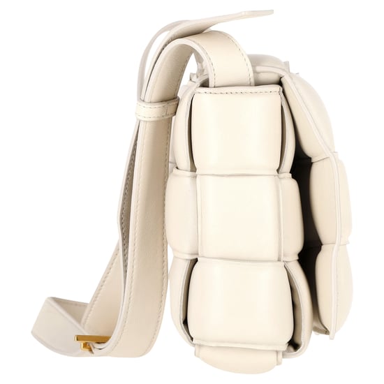 Bottega Veneta Padded Cassette Bag in White Lambskin Leather - Image 2