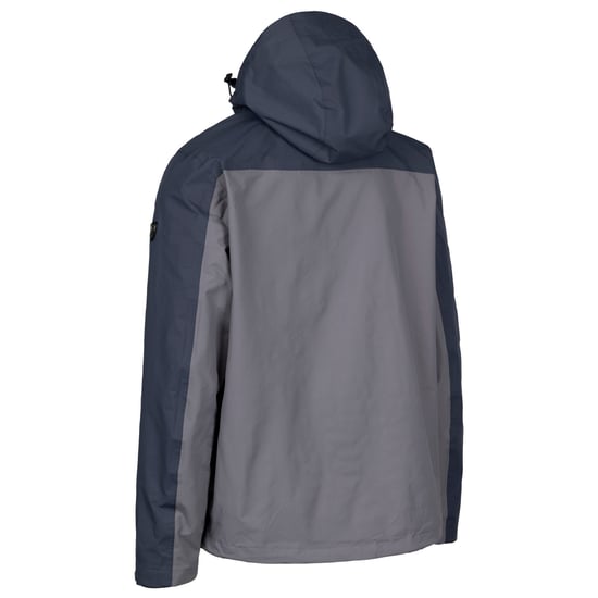 Trespass Mens Curbridge TP75 Waterproof Jacket (Storm Grey)