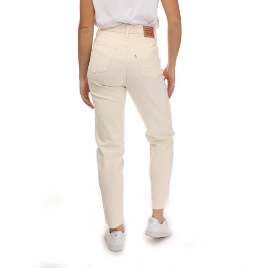 Women's Levis High Waisted Mom Corduroy Jeans in Cream