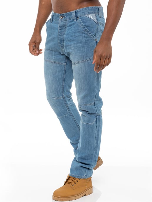 Vaqueros Enzo de pierna recta - Azul cielo - Image 3