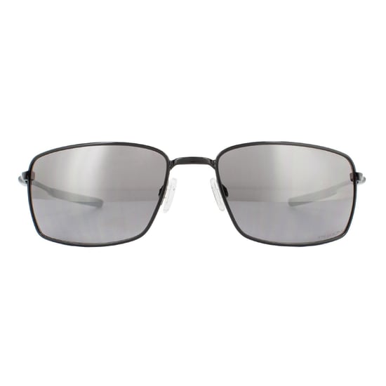Oakley Wrap Mens Polished Black Prizm Black Sunglasses