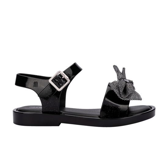 Possession Glitter Black Sandals