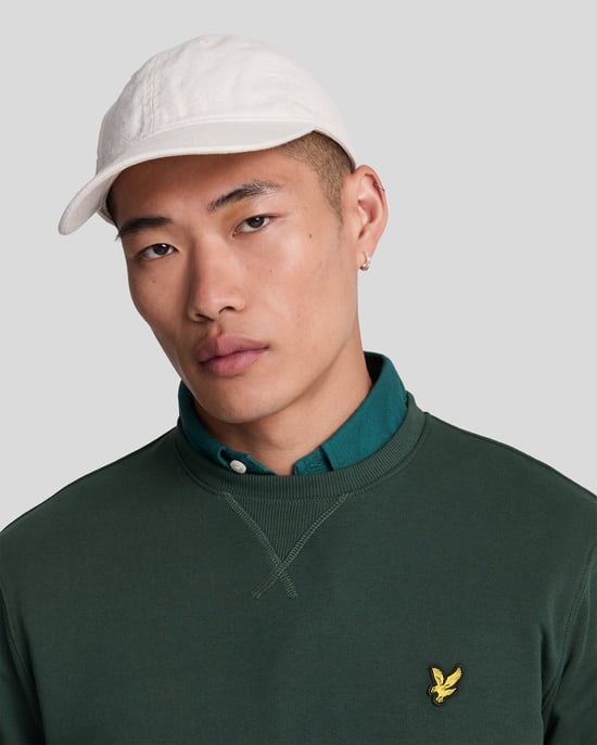 Sudadera verde azulado Argyle con la marca Lyle & Scott - Image 4