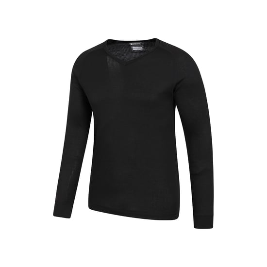 Mountain Warehouse Mens Talus V Neck Thermal Top (Black) - Image 2