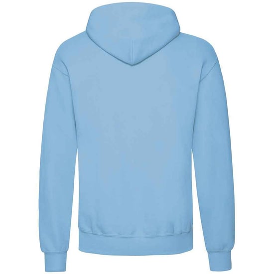 Fruit Of The Loom Adults Unisex Classic Hooded Sweatshirt (Sky Blue) - Image 2