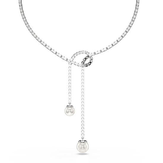 Swarovski 'Matrix' Women's Base Metal Necklace - Silver 5692416 - Image 4