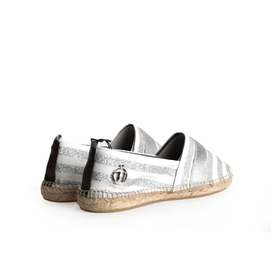 Trussardi Jeans Alpargatas Mujer Plata - Image 3