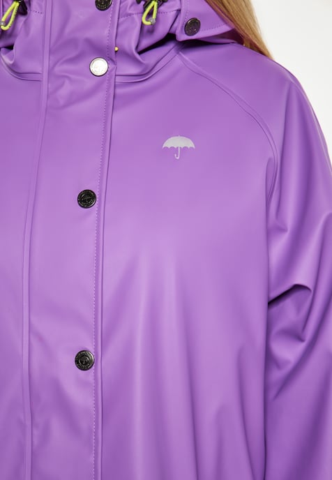 Schmuddelwedda raincoat women purple - Image 5