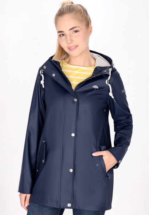 Schmuddelwedda rain jacket women marine - Image 3