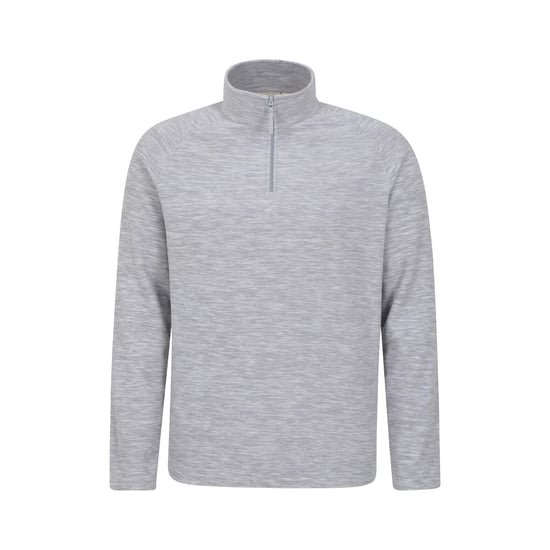 Mountain Warehouse Mens Snowdon II Fleece Top (Light Grey) - Image 1