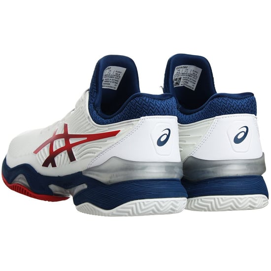 Zapatillas de tenis Asics Court FF 2 Clay para hombre en blanco - Image 3