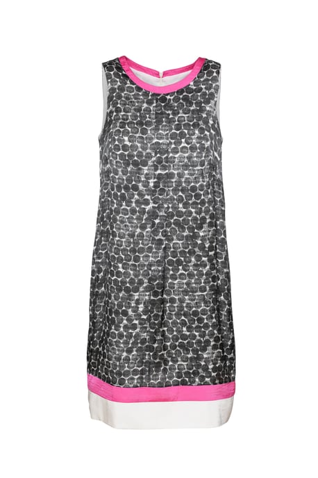 A-Line Sleeveless Print Dress