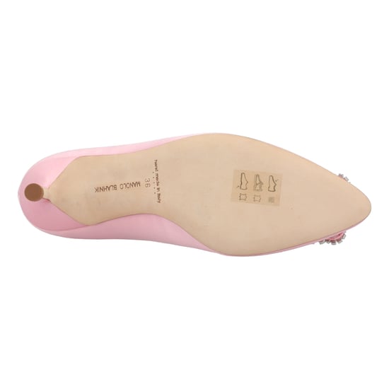 Manolo Blahnik Hangisi 070 Pump Pink - Image 6