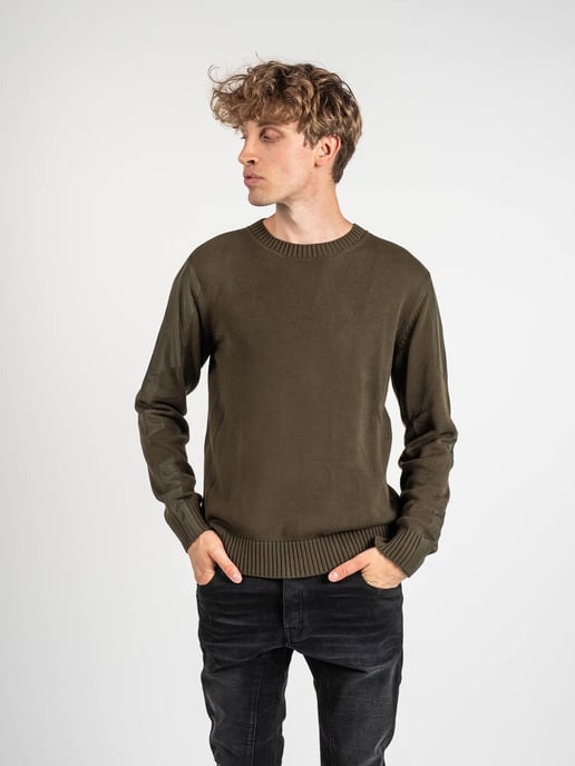 Les Hommes Suéter del hombre verde, verde - Image 3