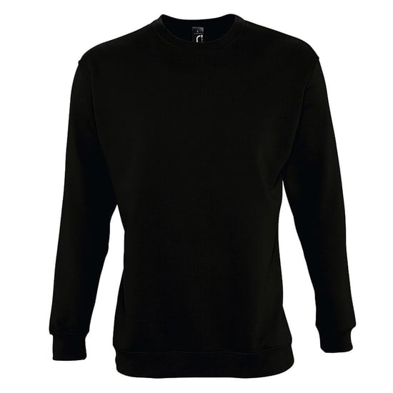 SOLS Unisex Adult New Supreme Sweatshirt (Black) - Image 1