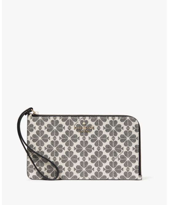 Lucy Spade Flower Pvc Medium L-Zip Wristlet - Image 1