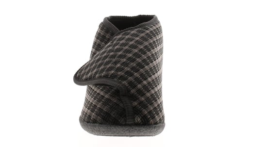 Dr Keller Mens Slippers Boots Gerry Touch Fastening black