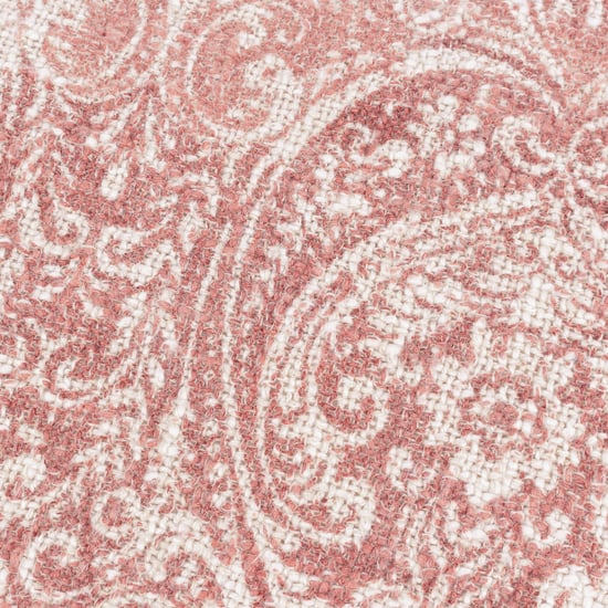 Paoletti Durelle Damask Fringed Cushion Cover