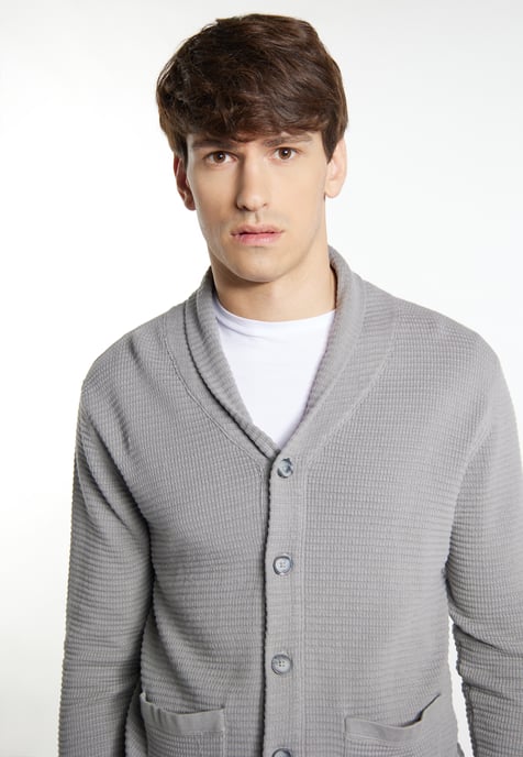 Mo Cardigan Men grey - Image 5