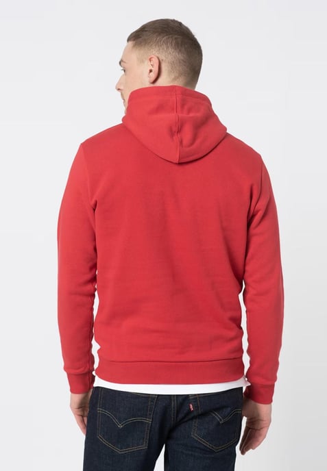 Sudadera con capucha para hombre Diesel S Agnes BRO en rojo - Image 2