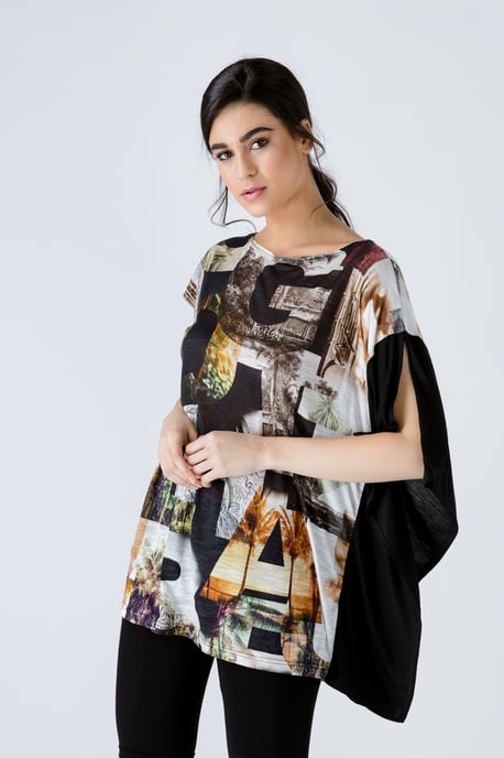 Túnica de Estampado Asimétrico - Image 2