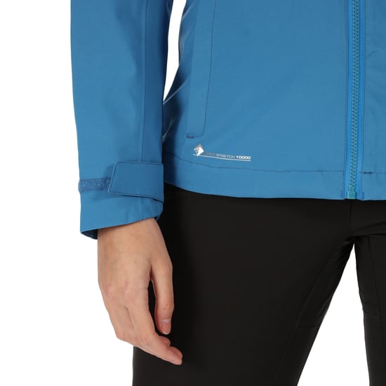 Regatta Womens/Ladies Britedale Waterproof Jacket (Vallarta Blue) - Image 3