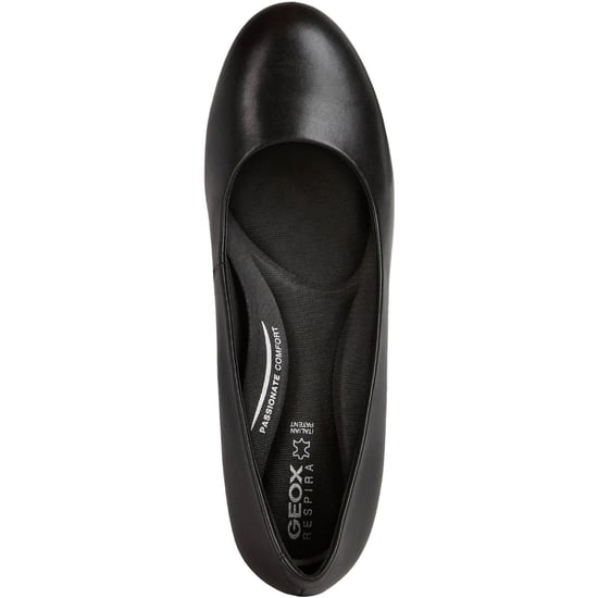 Geox D ELEANA A Leather Bovine Full Grain Women's Black Heels - Image 4