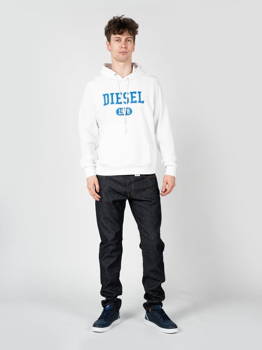 Diesel Sudadera S-Ginn del hombre Blanco - Image 2
