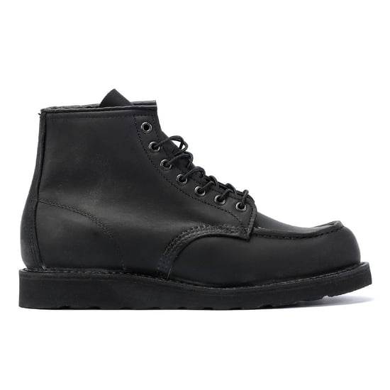 Red Wing Shoes 6 Inch Moc Classic Leather Men's Black Boots - Image 5