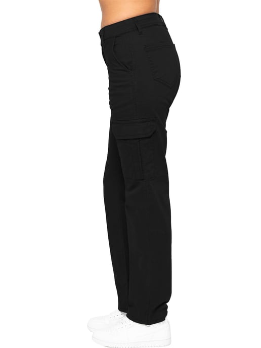 Enzo | Womens Cargo Stretch Jeans - Image 3