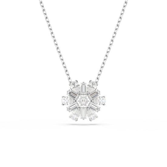 Swarovski 'Idyllia' Women's Base Metal Necklace - Silver 5691484 - Image 1