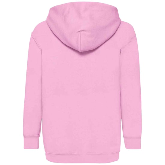 Fruit Of The Loom Kids Unisex Classic 80/20 Hoodie (Light Pink) - Image 2