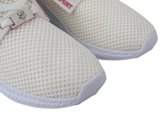 Plein Sport Women's White Polyester Runner Becky Sneakers Shoes