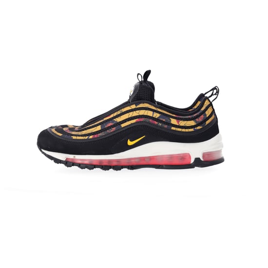 Nike Air Max 97 SE Floral Sneakers in Black Synthetics in Black Synthetic - Image 2