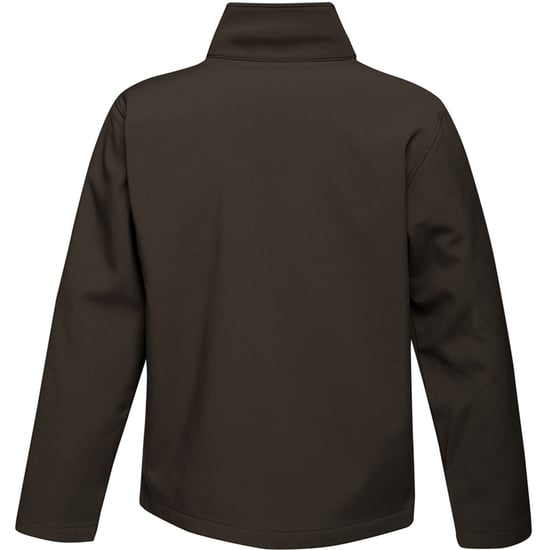 Regatta Standout Mens Ablaze Printable Soft Shell Jacket (Black/Classic Red)