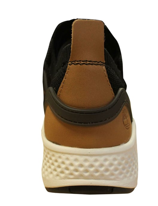 Timberland Flyroam Go Knit Chukka Black Mesh Lace Up Womens Trainers A1SR0