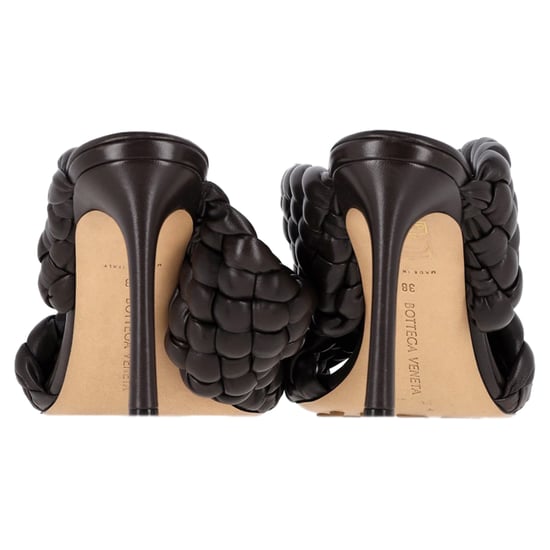 Bottega Veneta Intrecciato Slide Sandals in Brown Leather - Image 5