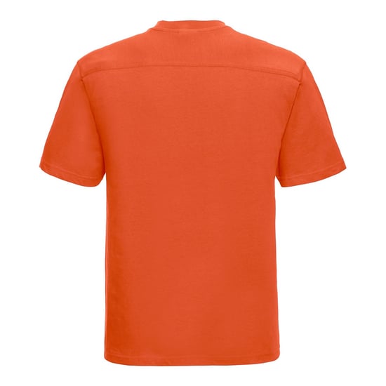 Russell Mens Heavyweight T-Shirt (Orange) - Image 2